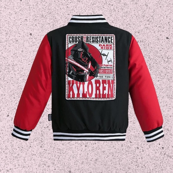 Kid’s Star Wars Kylo Ren Varsity Jacket, Size 9/10 - Picture 3 of 14